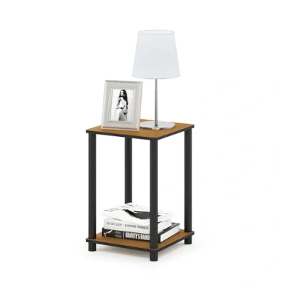Image de Furinno Tables de Bout, Light Cherry/Black, Taille Unique, One Size
