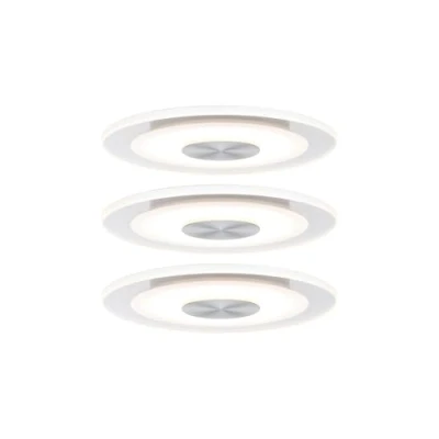 Image de Paulmann Whirl 3 lampes encastrées LED 4,9W rondes