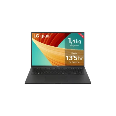 Image de LG Gram 17Z90R Intel® Core™ i7 1360P Ordinateur portable 43,2 cm (17 ) 2K 32 Go LPDDR5 SDRAM 512 SSD NVIDIA GeForce RTX 3050 Wi Fi 6 (802.11ax) Windows 11 Home Espagnole Noir Neuf