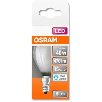 Image de OSRAM Ampoule LED Culot: E14 Lumière du jour froide 6500 K 4 W équivalent à 40 Retrofit CLASSIC P