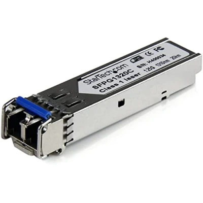 Image de StarTech.com Module transceiver SFP Mini GBIC à fibre optique monomode LC Gigabit, DDM Compatible Cisco GLC LH SMD 20 km (SFPG1320C)