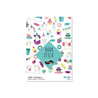 Image de Maildor AE198C Book stick enfant FORMAT A5 (14,8x21 cm) 24 planches 1196 GOMMETTES MAGIE