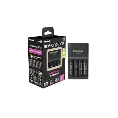 Image de Eneloop Pro Chargeur Smart Plus K KJ55HCD40U avec 4 AA 2500 mAh
