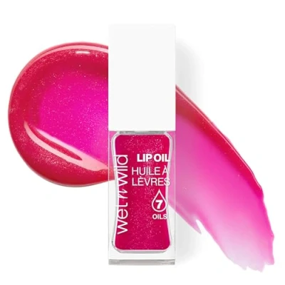 Image de Wet n Wild Huile à Lèvres Teintée, Gloss Rose Nourrissant et Non Collant Enrichi de 7 Huiles Naturelles, Formule Légère pour un Effet Brillant Miroir, Dress Code