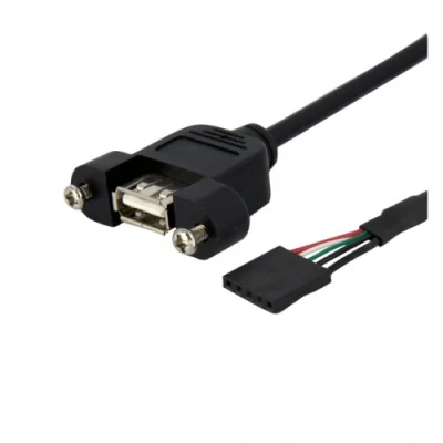 Image de StarTech.com Câble USB Montage sur Panneau A Femelle vers Header Carte Mère Interne 91 cm (USBPNLAFHD3)