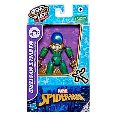 Image de Hasbro Figurine Spiderman Bend and Flex Missions 3 Mod. sdos, Multicolore (F3846)