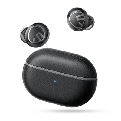 Image de SoundPEATS Écouteurs sans Fil Bluetooth 5.1 avec 30 Heures de Lecture, Intra Auriculaires, Microphone Intégré pour des Appels Clairs, Contrôle Tactile, Son Stéréo Immersif (Free2 Classic)