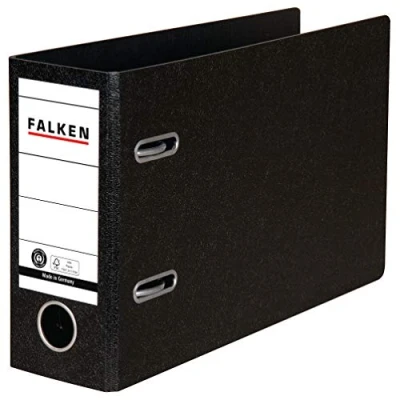 Image de Classeur rigide Falken format spécial A5 Paysage Breit Noir