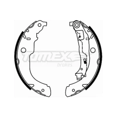 Image de TOMEX brakes TX 21 96 Mâchoires De Frein Essieu arrière 228 42 PEUGEOT: 207 3/5 portes, 208 I SW, CITROËN: C3 II, DS3 3 portes