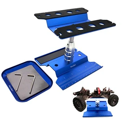 Image de Station de Travail en Aluminium pour réparation Voiture Rotation à 360 degrés Plateau vis échelle 1/8&quot;, 1/10&quot;, 1/12&quot;, 1/16 Traxxas TRX4 axiale Arrma Redcat Losi RC Crawler Monster