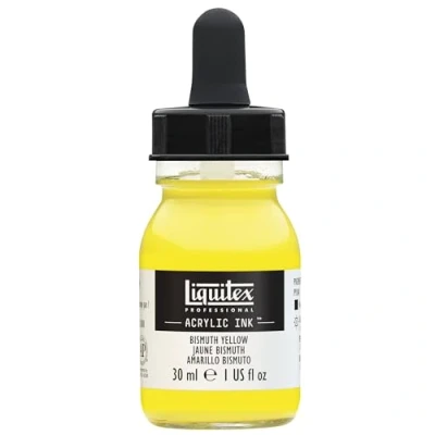 Image de Liquitex Professional Encre Acrylique Flacon Avec Pipette 30 ml Jaune Bismuth