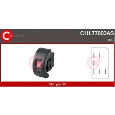 Image de CASCO CHL77003AS Interrupteur de signal détresse 6pôle 12V OPEL: Astra G CC