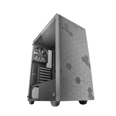 Image de Mars Gaming MC Q3, Boîtier Semi Tour ATX, Panneau Latéral en Verre Trempé, Double Grille Magnétique Anti poussière Avant + Dessus, Ventilateur FDB 120mm, Refroidissement Liquide 360mm, Noir