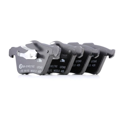 Image de ATE Ceramic 13.0470 7243.2 Jeu de plaquettes frein non préparé pour indicateur d&#039;usure, contact signal d&#039;usure exclu VOLVO: V70 3, V60 I, S80 II