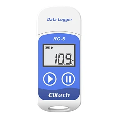 Image de Elitech Mini USB Enregistreur de données température, Haute Précision Capteur, 32000 points Capacité d&#039;enregistrement (RC 5)