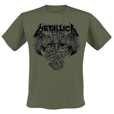 Image de Metallica Roam Blast Olive Homme T Shirt Manches Courtes XL 100% Coton Regular/Coupe Standard