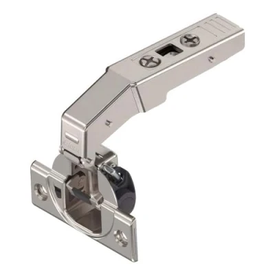 Image de Blum Charniere de meuble clip top blumotion pour ouverture a 95 degres fixation dans le prolongement la porte encastree Réf..79B9550 Type boitier.A VISSER