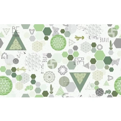 Image de d c fix nappe de table toile cirée Manhattan Géomètre anti tache en plastique PVC linge enduite pour intérieur et extérieur 110 cm x 140 rectangulaire