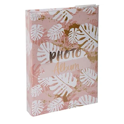 Image de Exacompta Réf. 62223E Album photos à pochettes PASTEL TROPIC 300 10x15 cm 100 pages Format 22,5x32,5 albums imprimés avec un marquage rosé sur la couverture