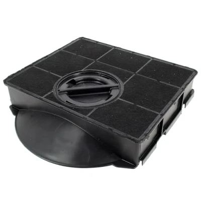 Image de GDE Filtre charbon Type 303 carré pour Hotte aspirante compatible Whirlpool, Ariston remplace : CHF303, 484000008581.
