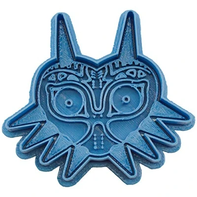 Image de Cuticuter Majora&#039;s Mask The Legend of Zelda Moule de Biscuit, Bleu, 8 x 7 1.5 cm