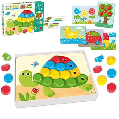 Image de Jeu de puzzles GOULA Baby color Multicolore Mixte Vert