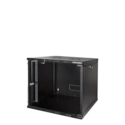 Image de LogiLink W09A40B étagère 50 kg Rack monté sur le mur 9U Noir Étagères (50 kg, mur, 9U, Noir, 48,3 cm (19&quot;), Acier)