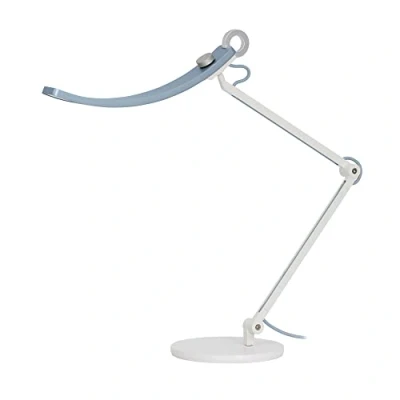 Image de BenQ WiT Lampe de Bureau Protection Oculaire pour Télétravail, Lecture, Artisanat Large, Variable avec 13 Couleurs Bras ajustable Bleu