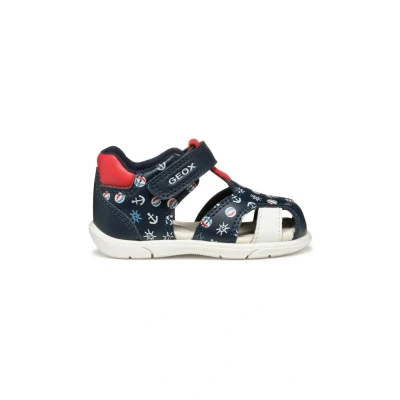 Image de Geox Bébé garçon B Sandal ZAPITO Boy, Navy/Red, 21 EU