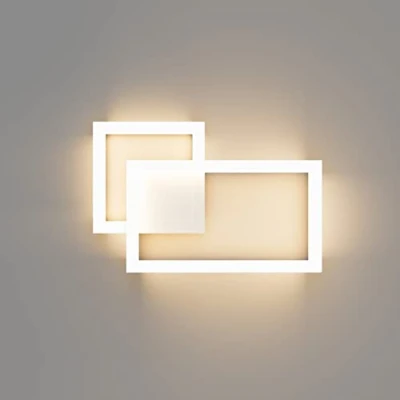 Image de Klighten Applique Murale Interieur Design, Lampe LED Mordern, Appliques Décoratif, Éclairage mural pour Chambre, Salon, Couloir, 24W, 1960LM, Blanc Chaud 3000K,