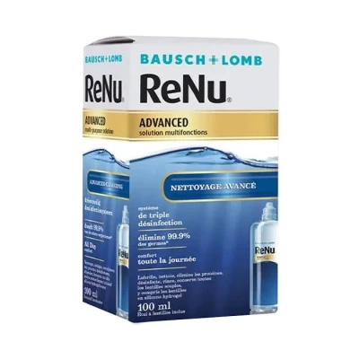 Image de Bausch &amp; Lomb Renu Advanced Solution Lentilles Multifonctions Fly 100ml