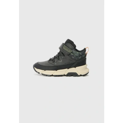 Image de Geox Flexyper PLUS Bottines à lacets pour enfants, Taille: 31, Black/military Chaussures