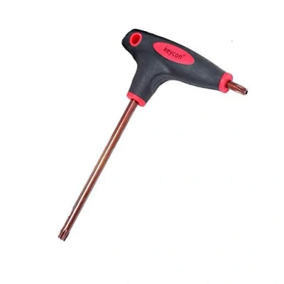 Image de TOOLSTAR Clé hexagonale T30 avec poignée en T Tournevis d&#039;angle à douille Outils main pour vis/boulons/raccords hexagonaux (lot de 1)