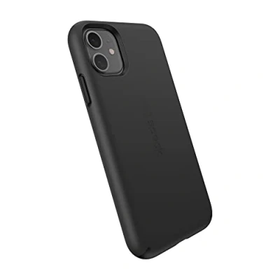 Image de Speck Coque pour iPhone 11 et XR Protection Contre Les Chutes, conçue MagSafe Fine Noir, CandyShell Pro