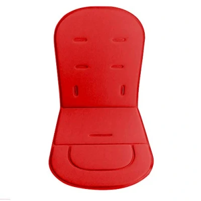 Image de Tapis de coussin poussette pour bébé siège voiture Couverture universelle Protecteur Respirant Doux (Red)