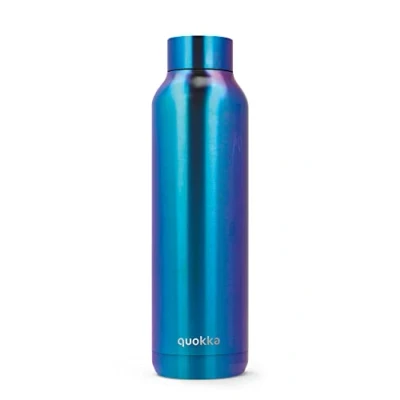 Image de Quokka Solid Neo Chrome 630 ML Bouteille d&#039;eau en Acier Inoxydable avec Isolation par Double Paroi Gourde Reutilisable sans BPA maintient Le Liquide Froid jusqu&#039;à 24h, Chaud 12h