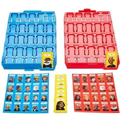 Image de Prenez et partez, devinez qui ? Jeu, Jeu de devinettes original pour les enfants 6 ans plus, portable à 2 joueurs, voyage