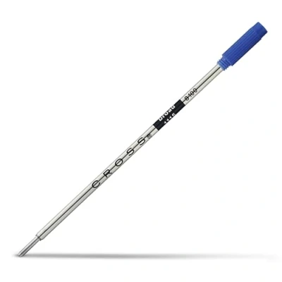 Image de Cross recharge 8100 bille Adaptée à tous les stylos Pointe large Encre bleue résistante Lot de 1