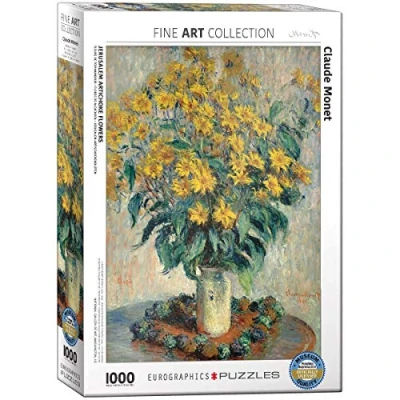 Image de Eurographics 6000 0319 Jérusalem Artichaut Fleurs par Claude Monet Puzzle Divers 48 x 68 cm