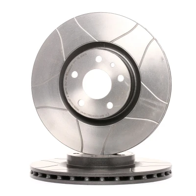 Image de BREMBO MAX LINE 09.4939.76 Disque de frein 284 22 5 ventilé l&#039;intérieur, fendu revêtu avec vis/boulons ALFA ROMEO: GT, 147, 156 Berline