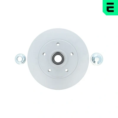Image de OPTIMAL 702976BS11 Disque de frein 260 8 5/5 114,3 plein revêtu avec roulement roues intégré, capteur ABS intégré RENAULT: Megane IV Berline