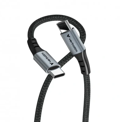 Image de Verbatim 31845 câble USB 2.0 1,2 m C Noir Neuf
