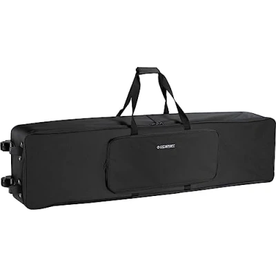 Image de McGrey KBT 3222 88 Housse pour clavier Chariot avec roulettes Sac numerique touches de transport, rembourrage, léger a dos Piano, protection, imperméable