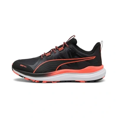 Image de PUMA Mixte Reflect Lite Trail Chaussure de Course sur Route, Black Glowing Red, 37.5 EU