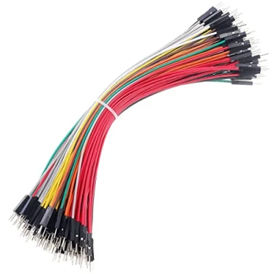Image de Bestlus Breadboard Jumper Wires 20AWG, Exclusivités Homme Cable M/M, 10 couleurs, paquet de 120, Tête carrée 0.1&#039;&#039; for Arduino Raspberry Pi (20CM, Homme)