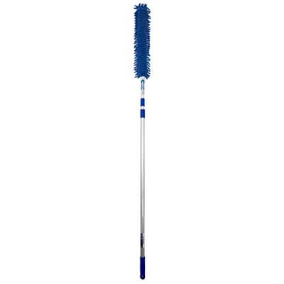 Image de WinHux® 3,4 mètres Plumeau en Microfibre Telescopique Manche Extensible très Longue, Flexible et Lovable