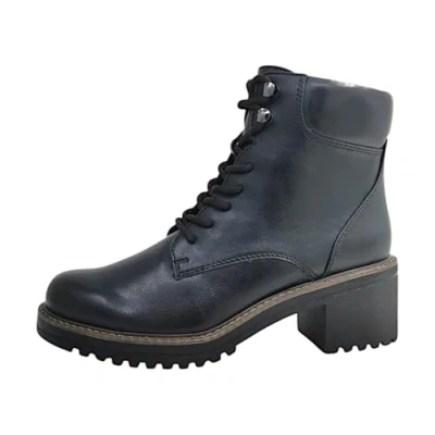 Image de MARCO TOZZI Bottines à Lacets pour Femme 2 25225 43 Botte Tendance, Noir, 39 EU