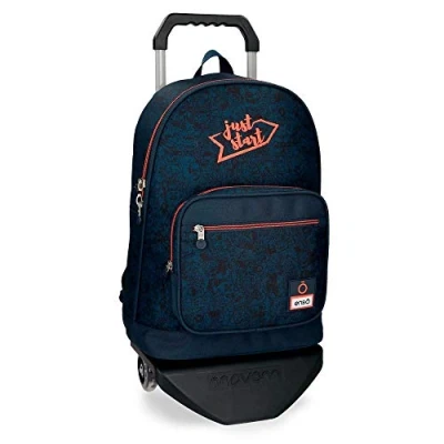 Image de Enso Monsters Sac à dos avec chariot pour ordinateur portable Bleu 30x40x13 cms Polyester 15,6&quot; 22.44L