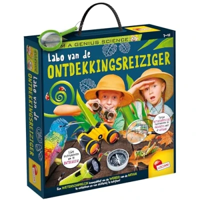 Image de LISCIANI Je suis Un GÉNIE Laboratoire D&#039;EXPERTEURS Kit D&#039;expérimentation Scientifique pour Enfants Dès 7 Ans Découverte et Observation de la Nature Fabriqué en Italie