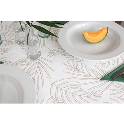 Image de d c fix nappe de table toile cirée Monte Carlo Liliana anti tache en plastique PVC linge enduite pour intérieur et extérieur 150 cm x 220 rectangulaire